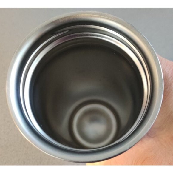 2011 Starbucks Stainless Silver 16oz Travel Tumbler Mug Thermos Coffee Beverage - Picture 6 of 12